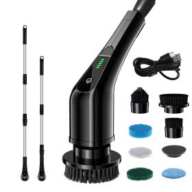 Electric Cleaning Brush (Color: black)
